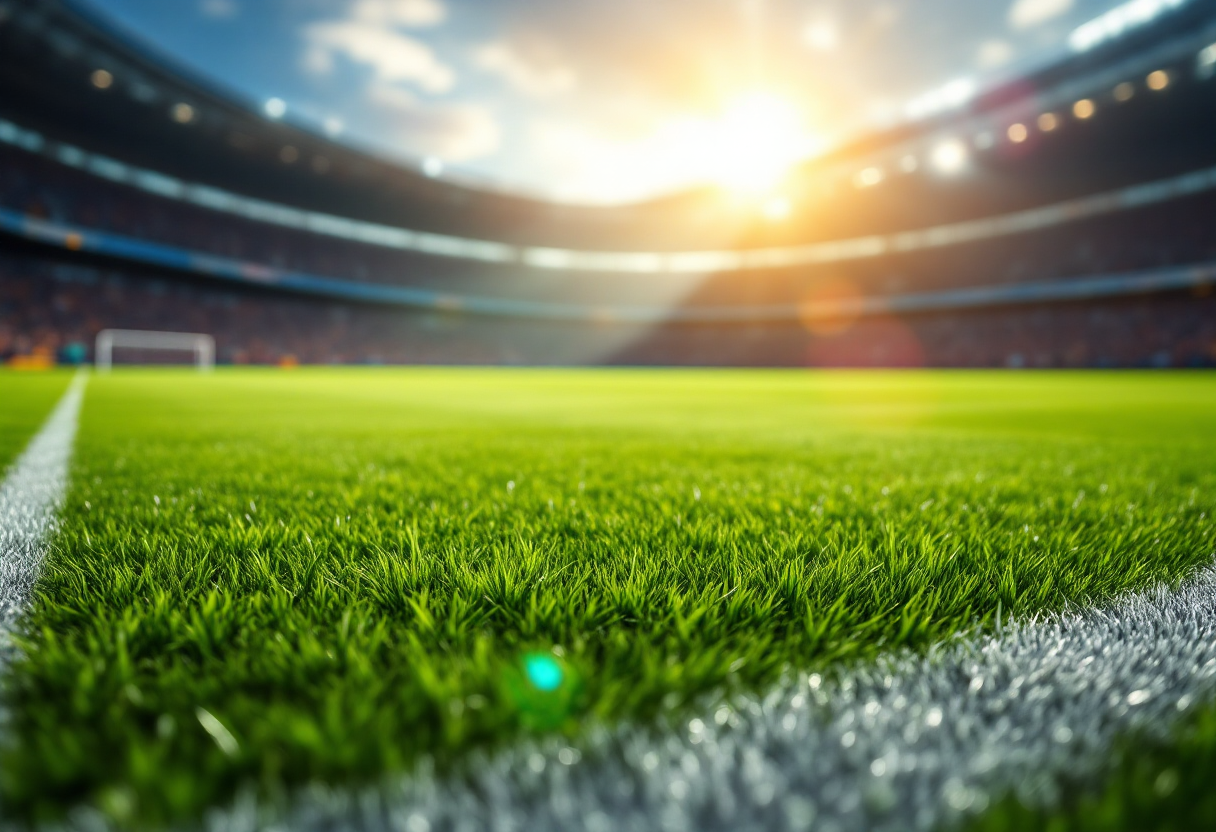 Inter e Bayer Leverkusen in campo durante la Champions League