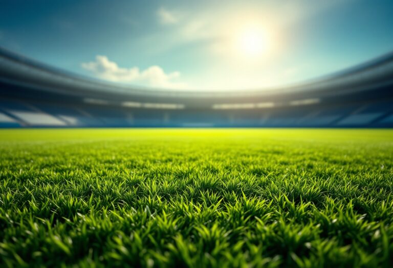 Giocatori italiani in azione durante una partita di calcio