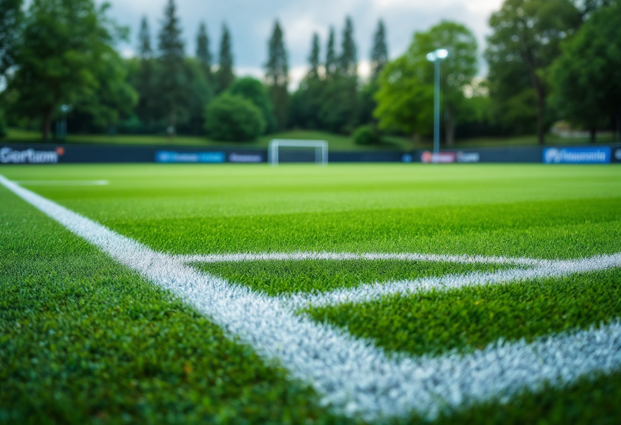 Giocatori Juventus e Bologna in campo durante il match