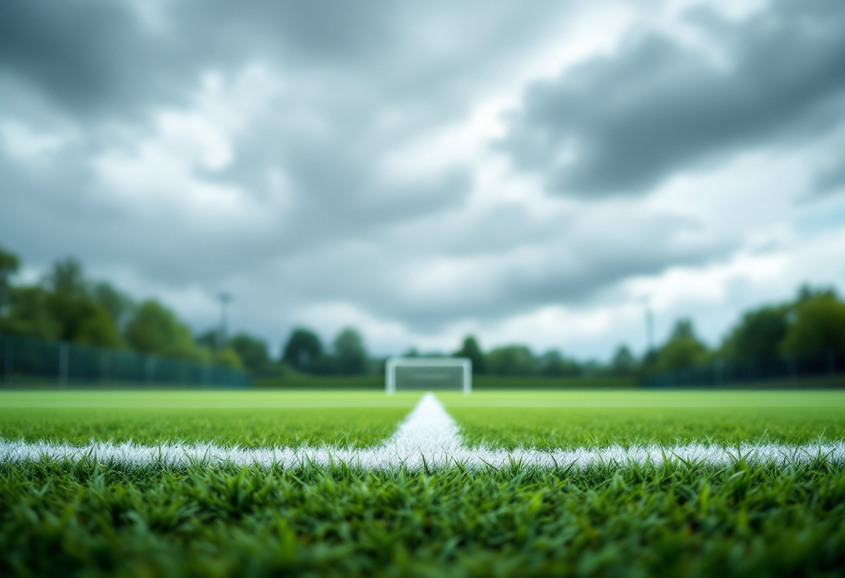 Juventus e Bologna in campo durante la sfida calcistica