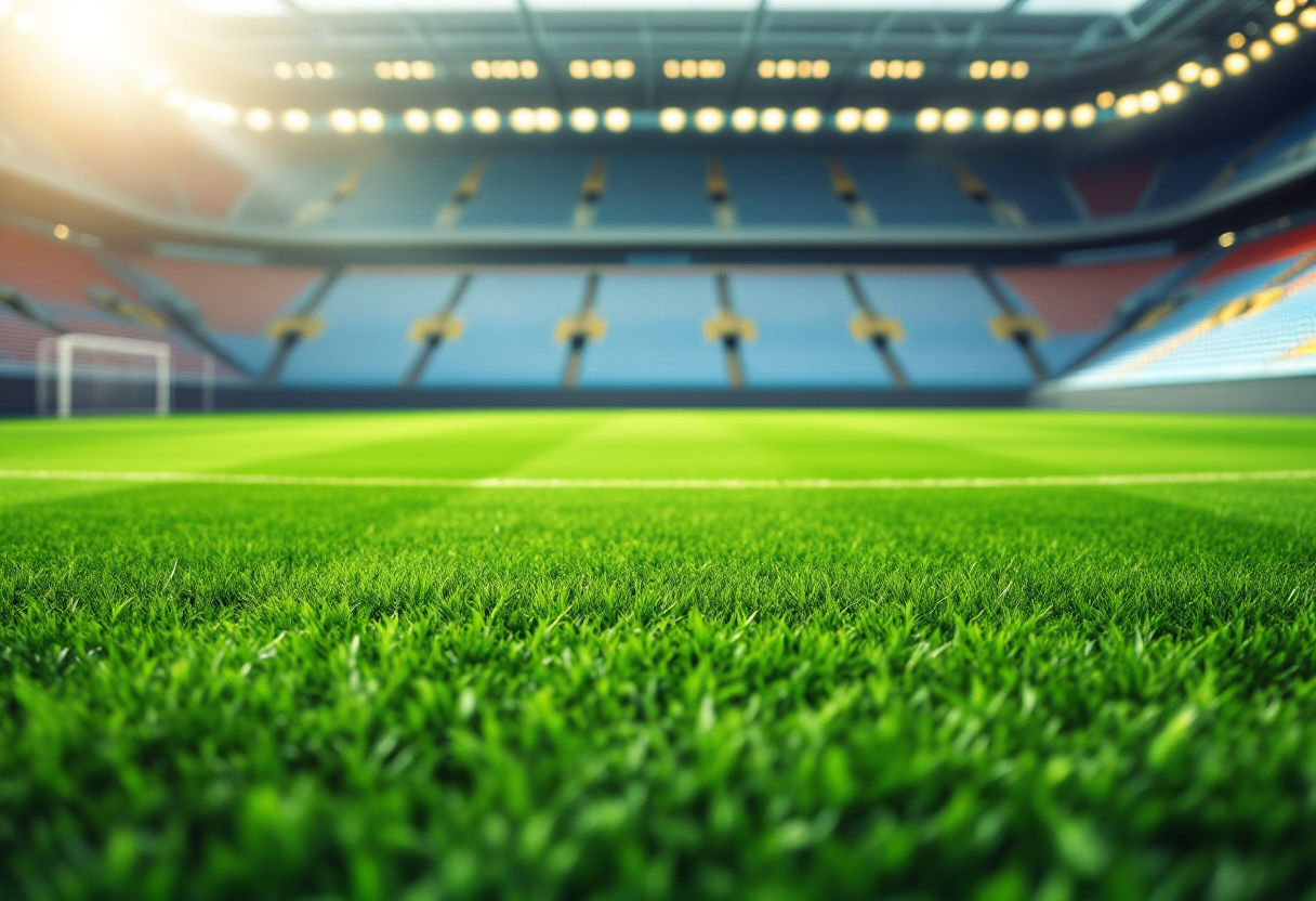 Lazio e Napoli in campo durante gli ottavi di finale di Coppa Italia