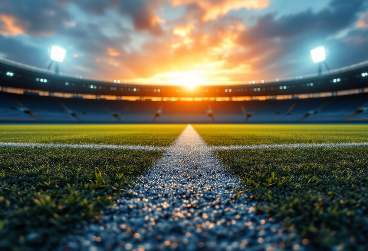 Giocatori di calcio durante il mercato di gennaio