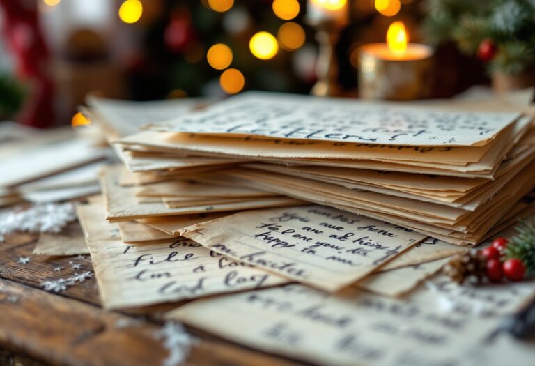 Lettere di Natale scritte dai nonni con amore