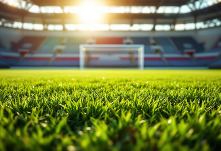 Giocatori di calcio italiano in allenamento e recupero