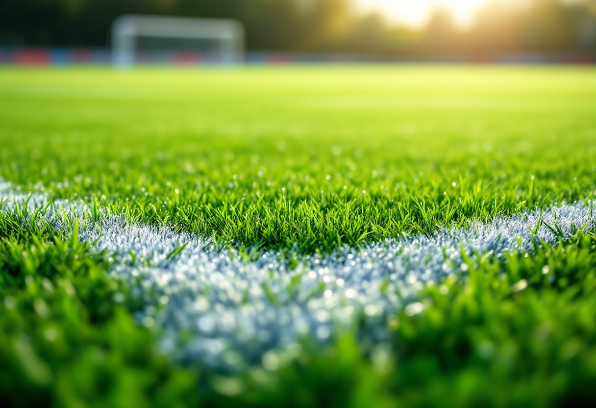 Giocatori del Parma in allenamento prima della partita