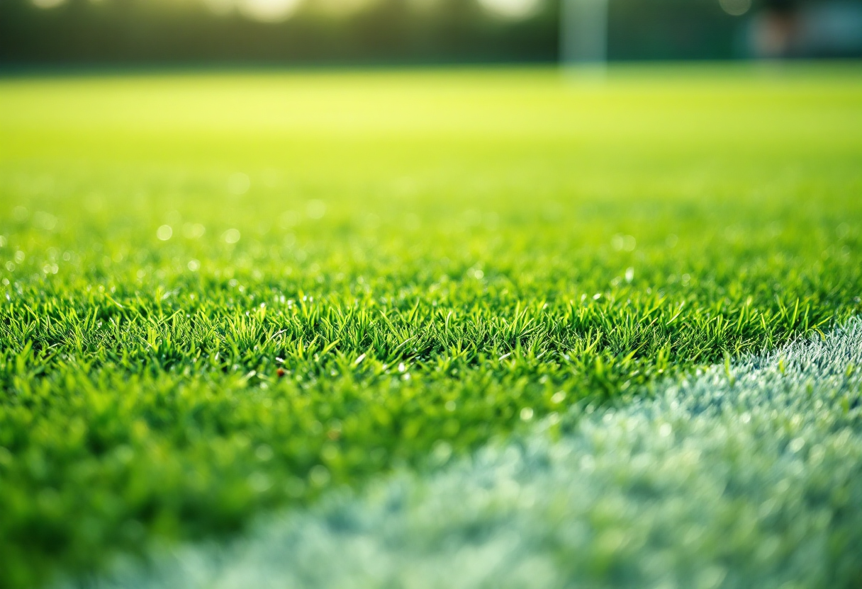 Samuel Mbangula in azione sul campo di calcio europeo