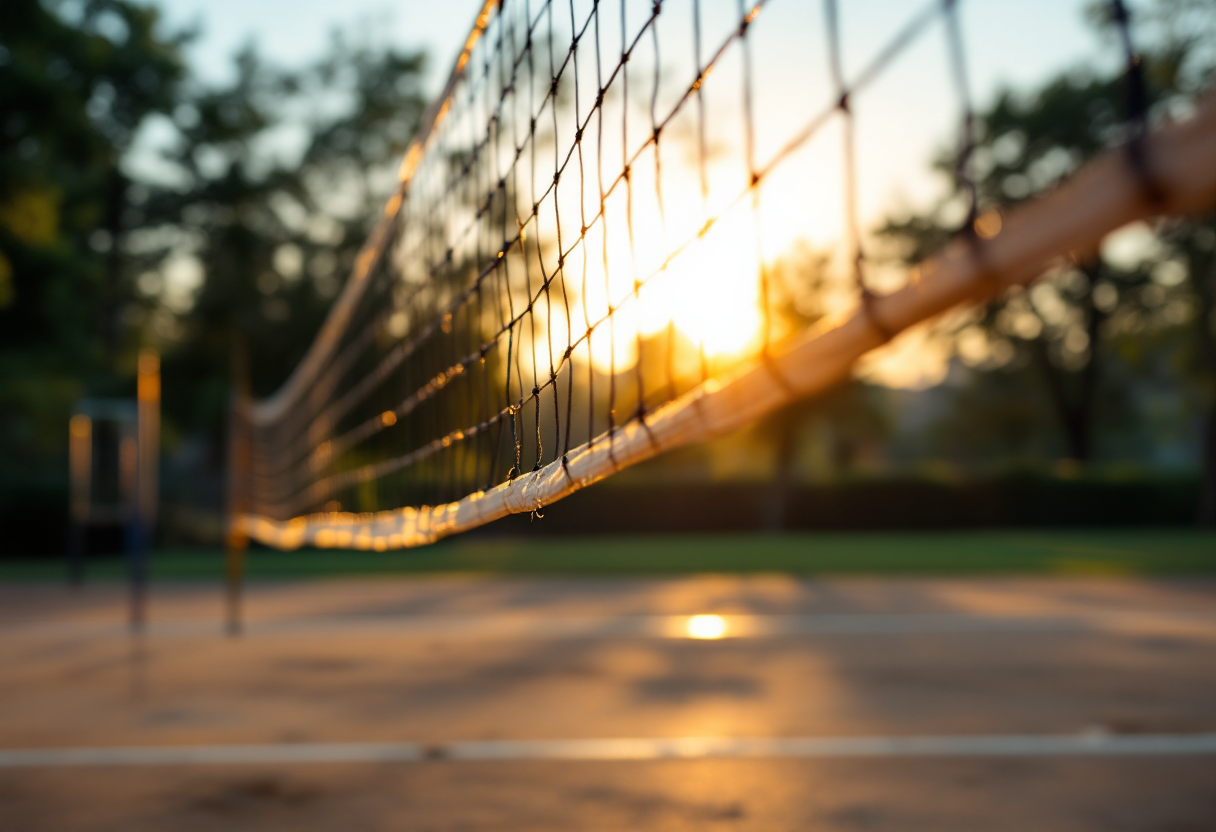 Savino Del Bene Volley in azione contro Allianz MTV Stuttgart