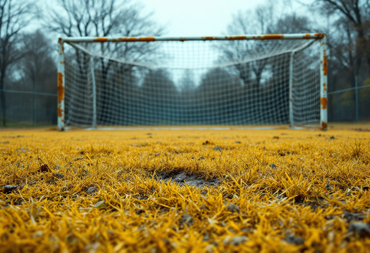 Giocatrici della Freedom FC Women in azione contro Arezzo