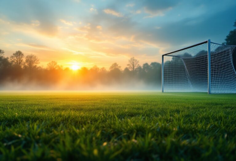 Allenatore empatico supporta i giocatori in campo