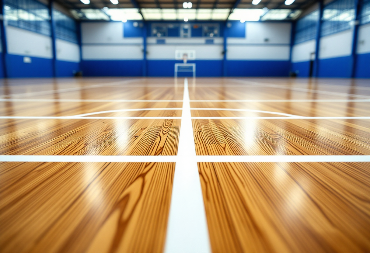 Giocatore brasiliano in azione nel futsal palermitano