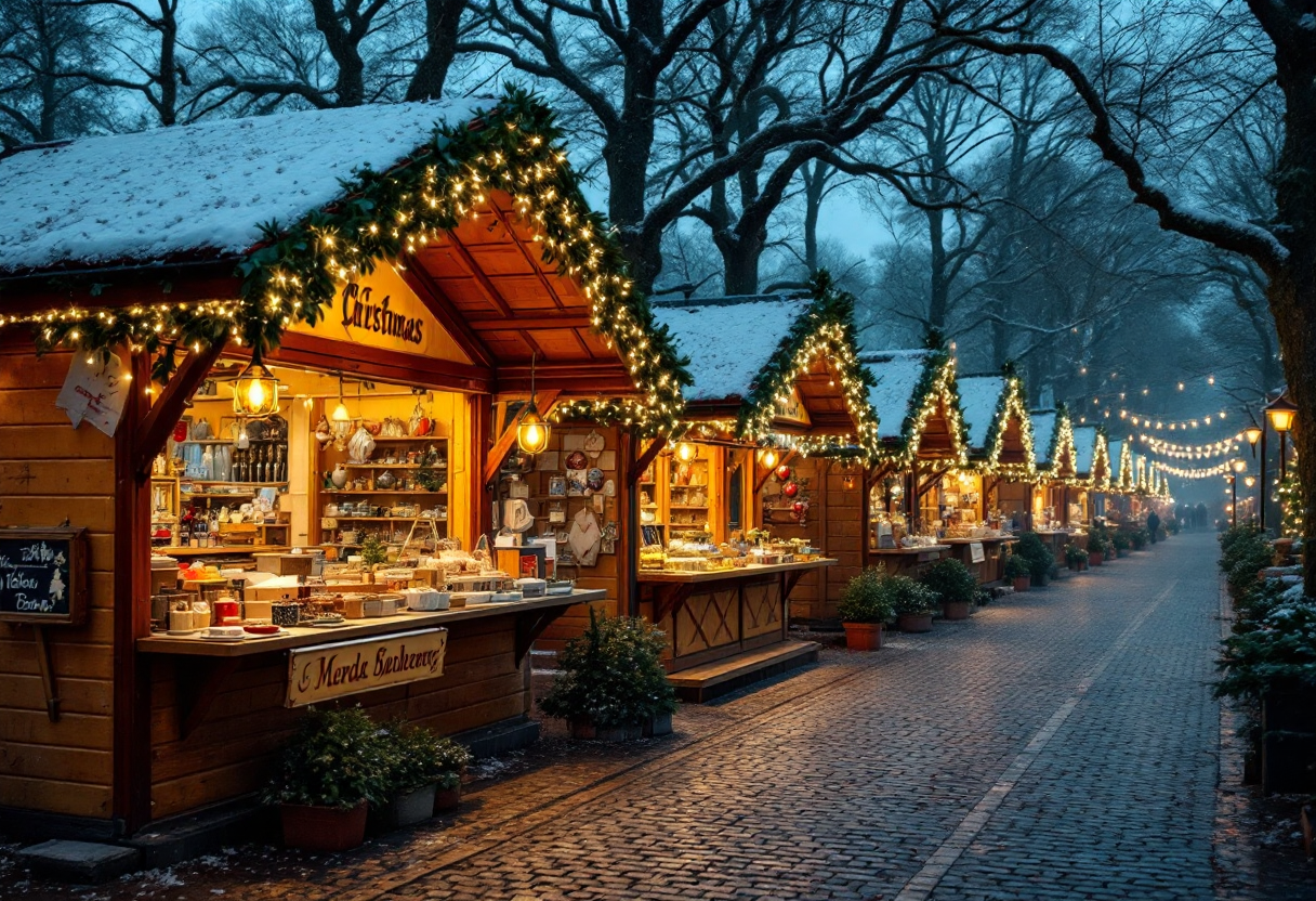 Immagine del mercatino di Natale a Magdeburgo dopo la tragedia