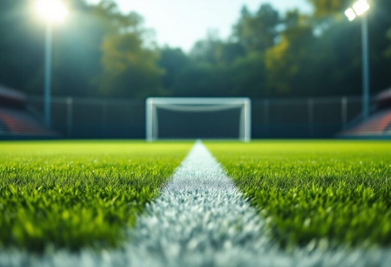 Victor Osimhen in azione sul campo di calcio