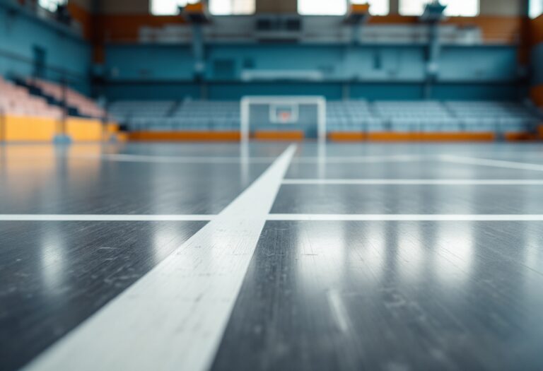 Giocatrici della Virtus Romagna in azione nel futsal femminile