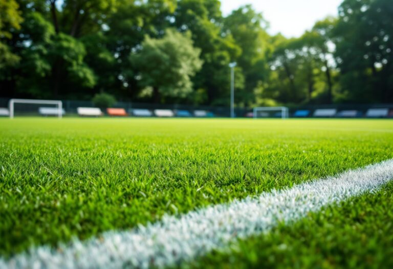 Giocatori di walking football durante una partita all'aperto