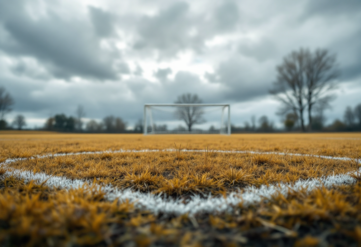 Giocatori dello Young Boys in campo durante una partita difficile