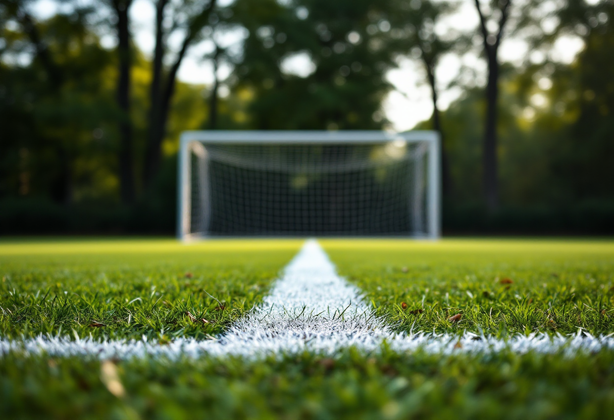 Aldo Agroppi in azione sul campo di calcio