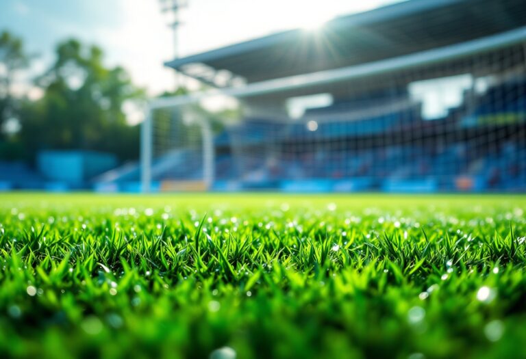 Atalanta e Napoli in campo per una sfida di Serie A