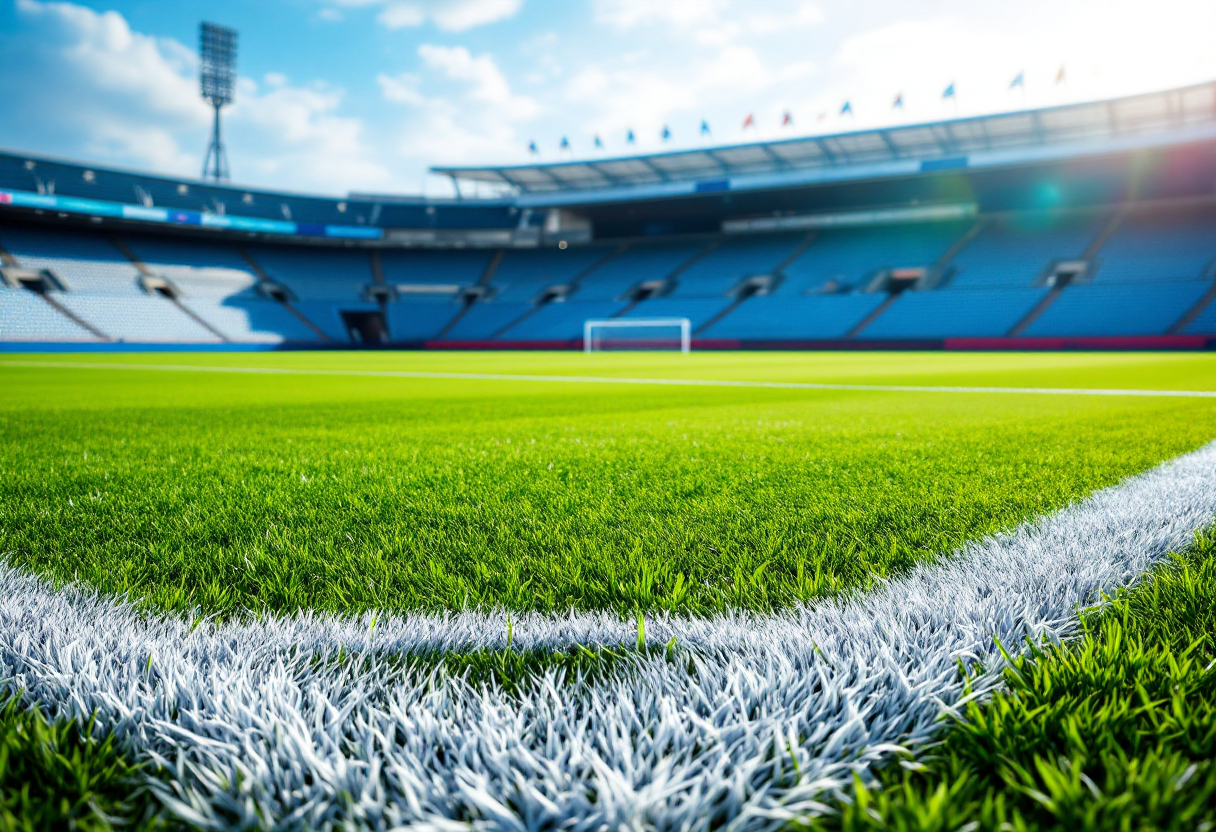 Giocatori italiani in campo per la Champions League