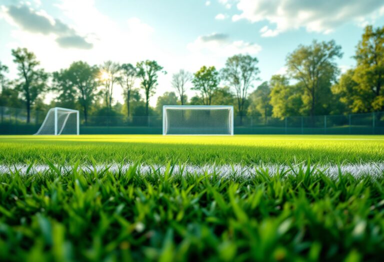 Giocatori di calcio ucraini in campo durante la guerra