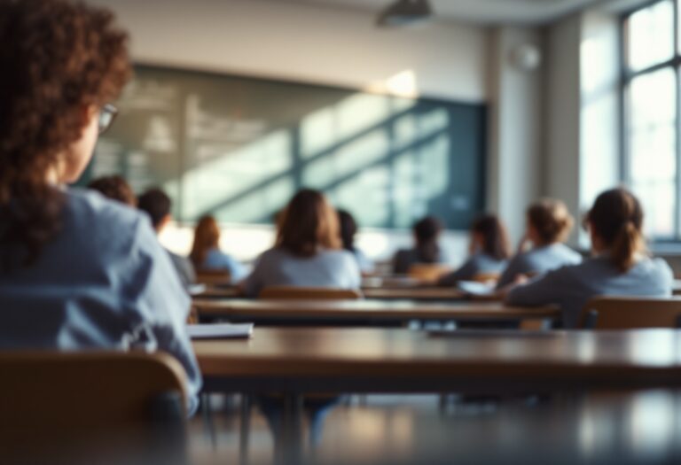 Studente partecipa al corso di direttore sportivo