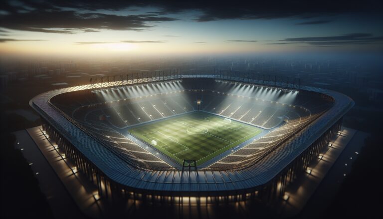 Vista del futuro stadio Diego Armando Maradona in progettazione