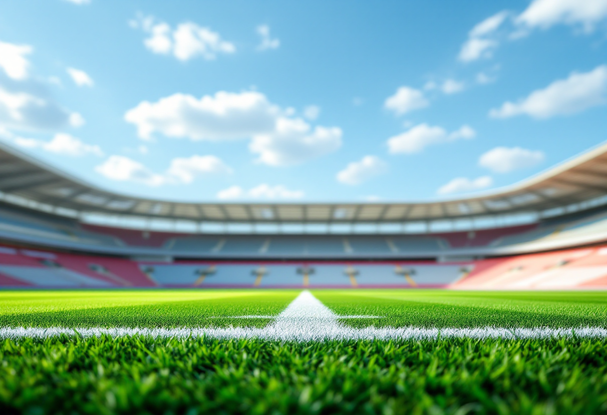 Giovani calciatori in azione durante una partita