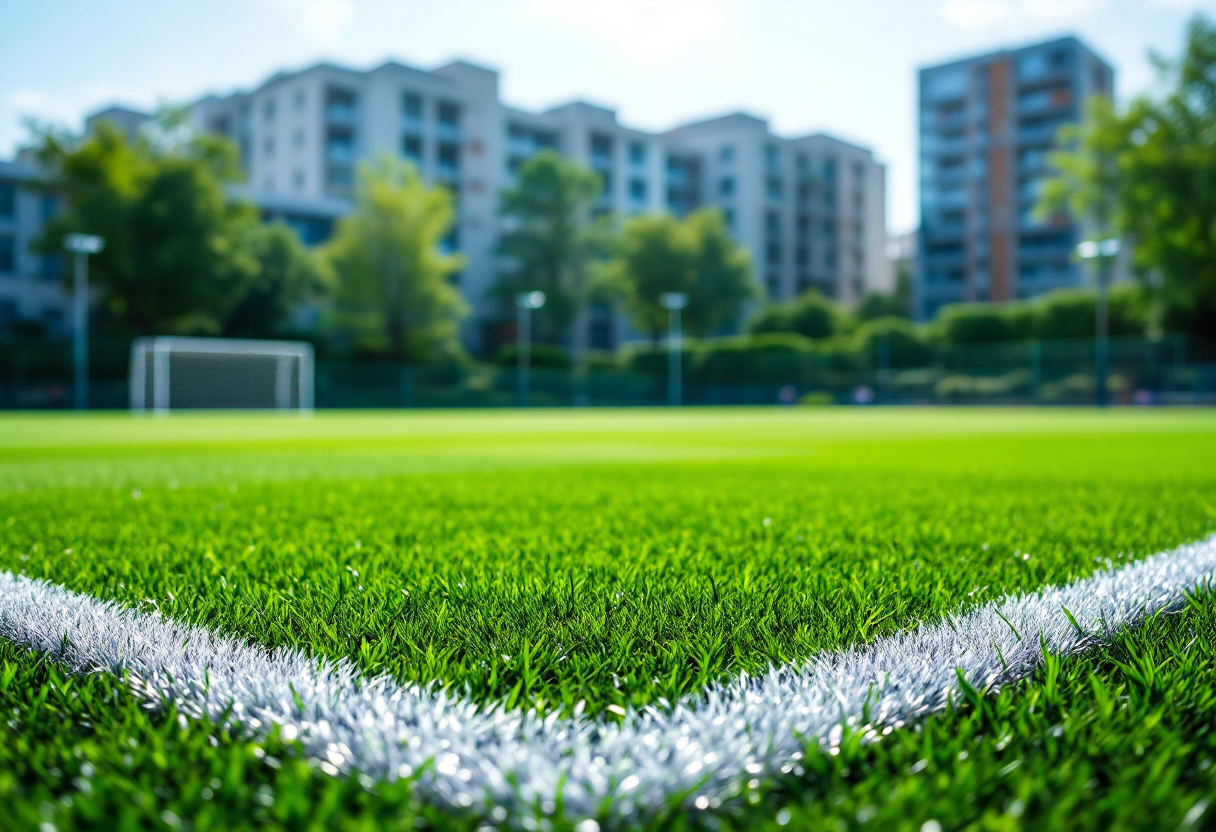 Giovani calciatori in allenamento per il futuro del calcio