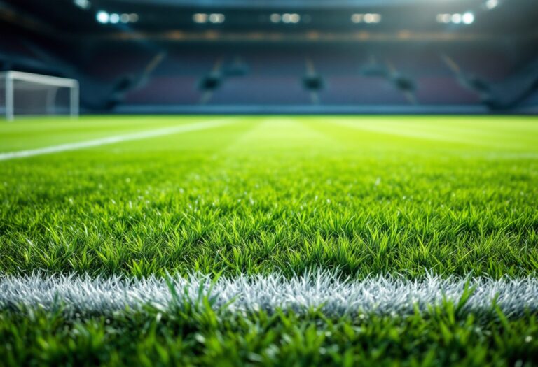 Mohamed Salah in azione sul campo di calcio