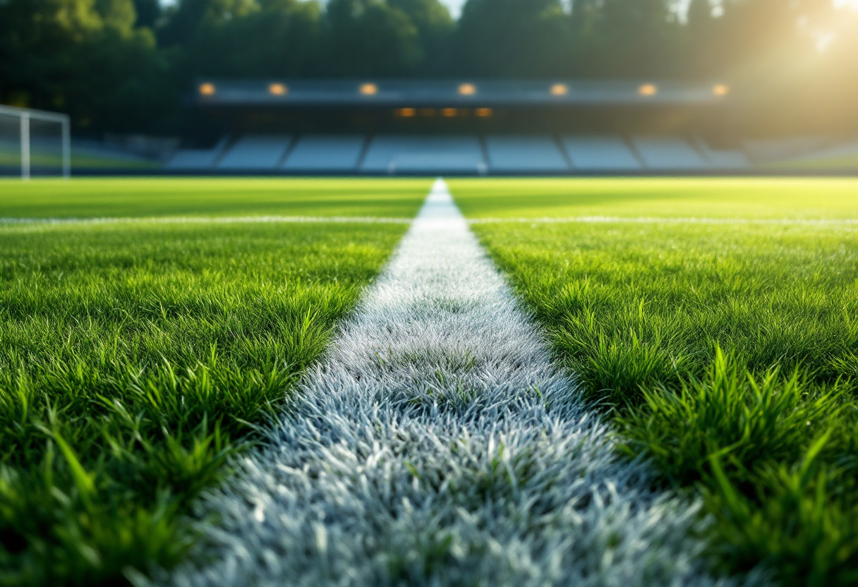 Giocatori di calcio infortunati durante una partita