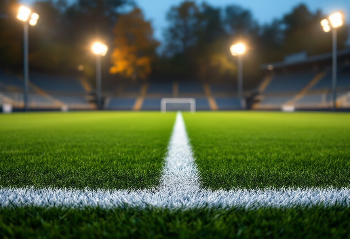 Milan e Inter in campo durante la Champions League