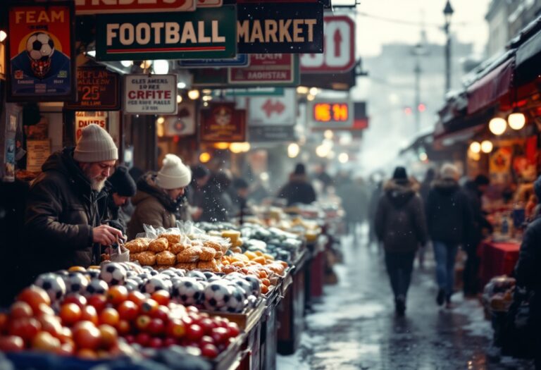 Strategie di mercato per squadre di calcio a gennaio