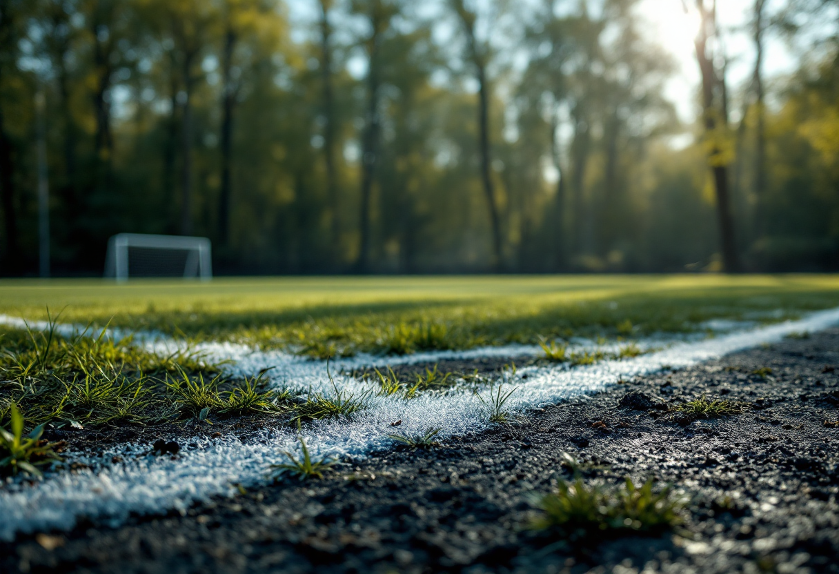 Giocatrici del Napoli Femminile in campo contro il Milan