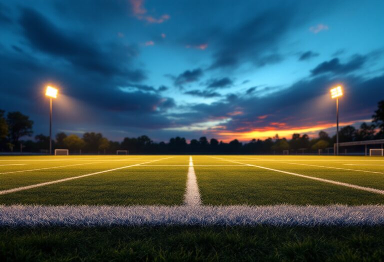 Immagine di una serata di calcio con Sky Sport