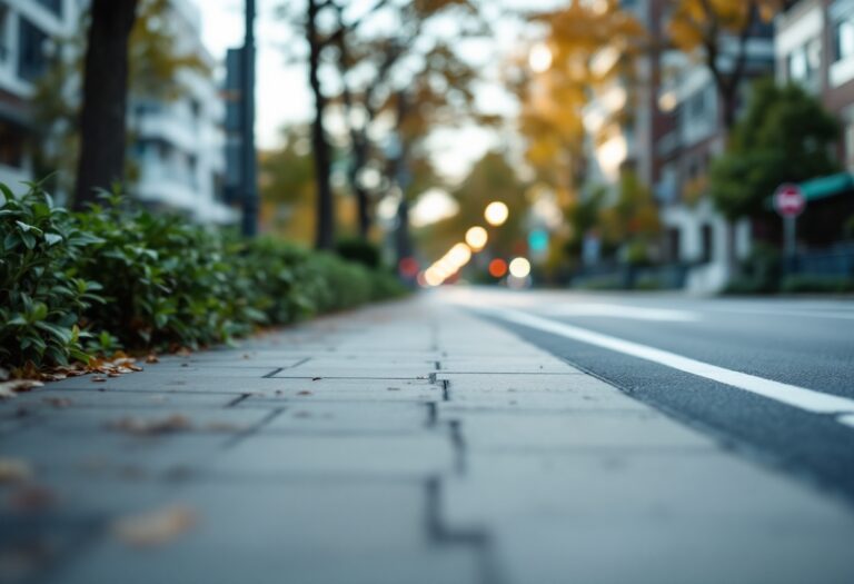 Giovani in monopattini su strada con segnali di sicurezza