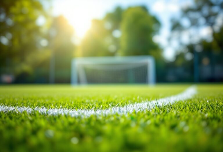 Giovani calciatori in azione durante un allenamento