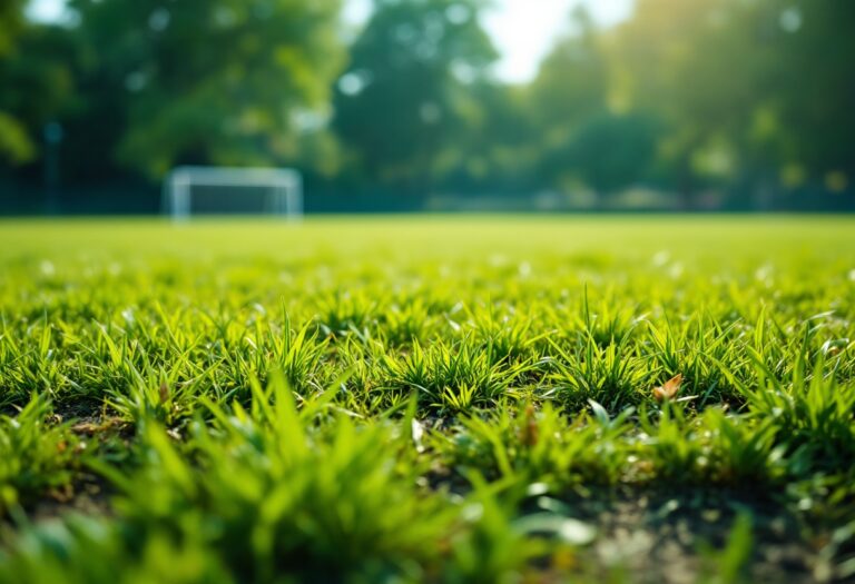 Giovani calciatori del Sub 20 in azione sul campo