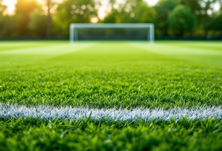 Allenatore di calcio che guida la squadra durante una partita