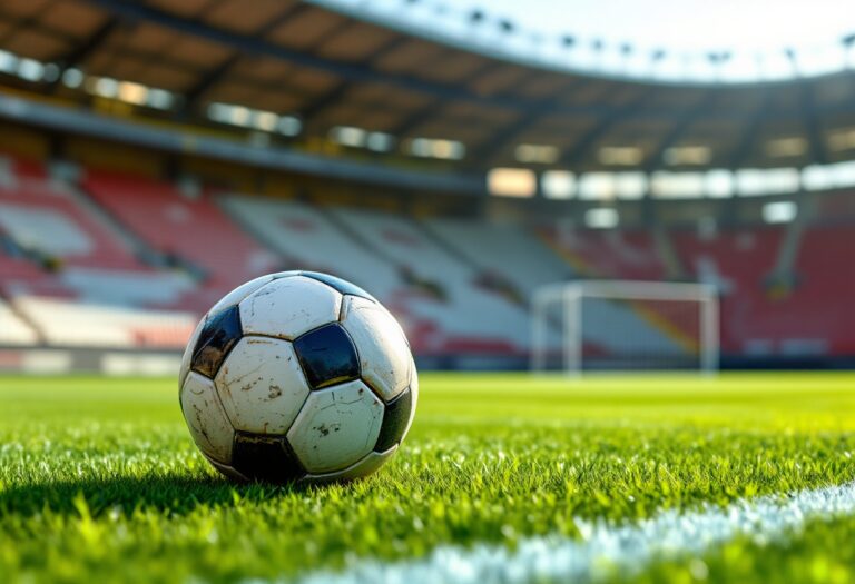 Beto, icona del Lecce, in azione sul campo di calcio