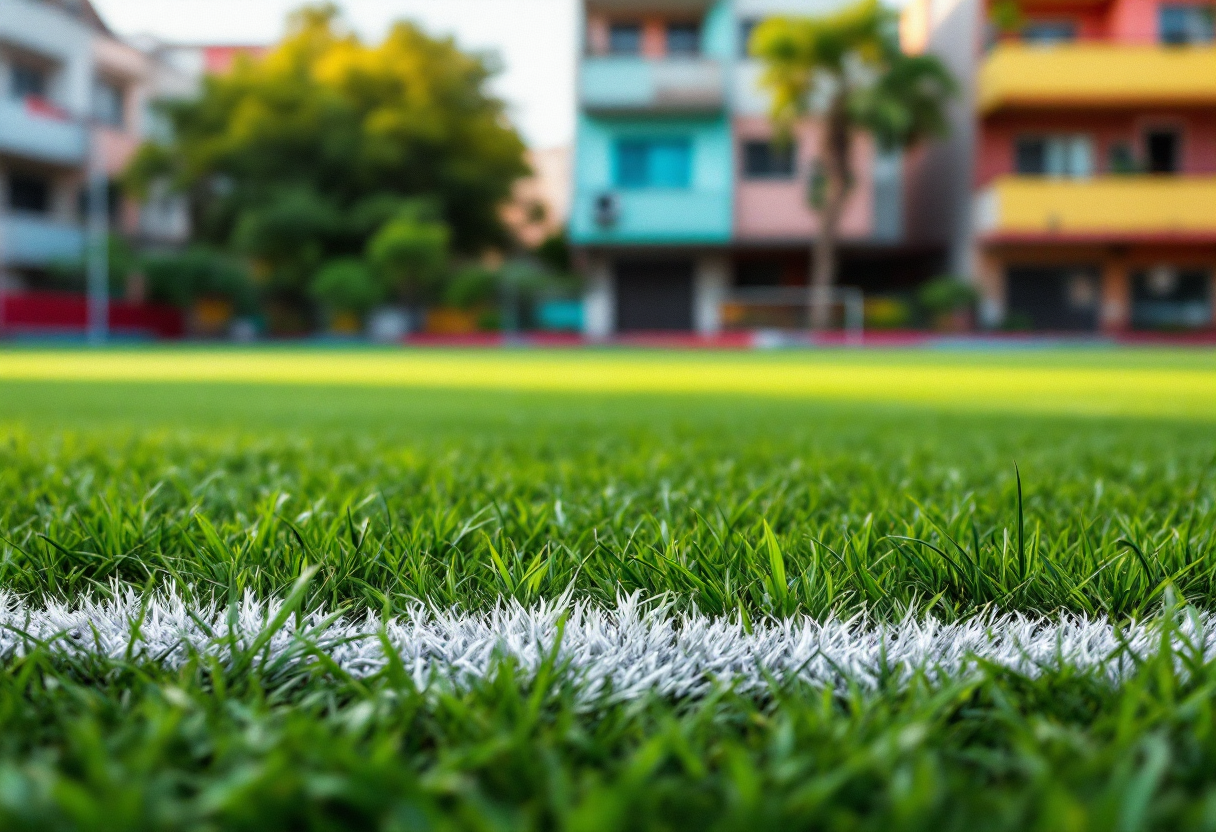 Giocatrici di calcio femminile in azione a Buenos Aires