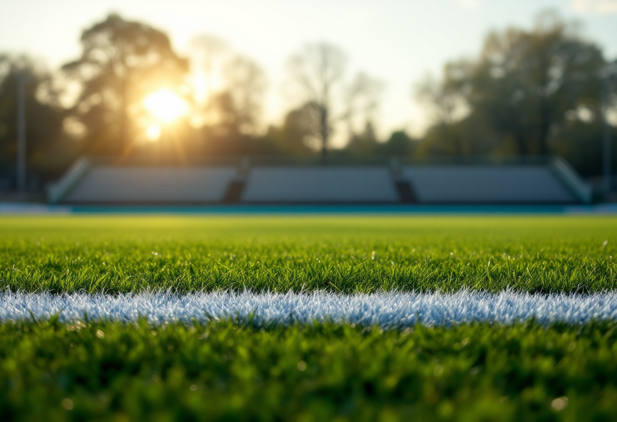 Giocatrici di calcio femminile in azione durante una partita