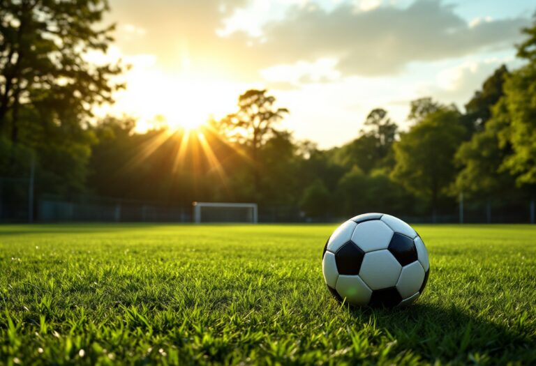 Giocatori di calcio amatoriale in azione durante una partita emozionante