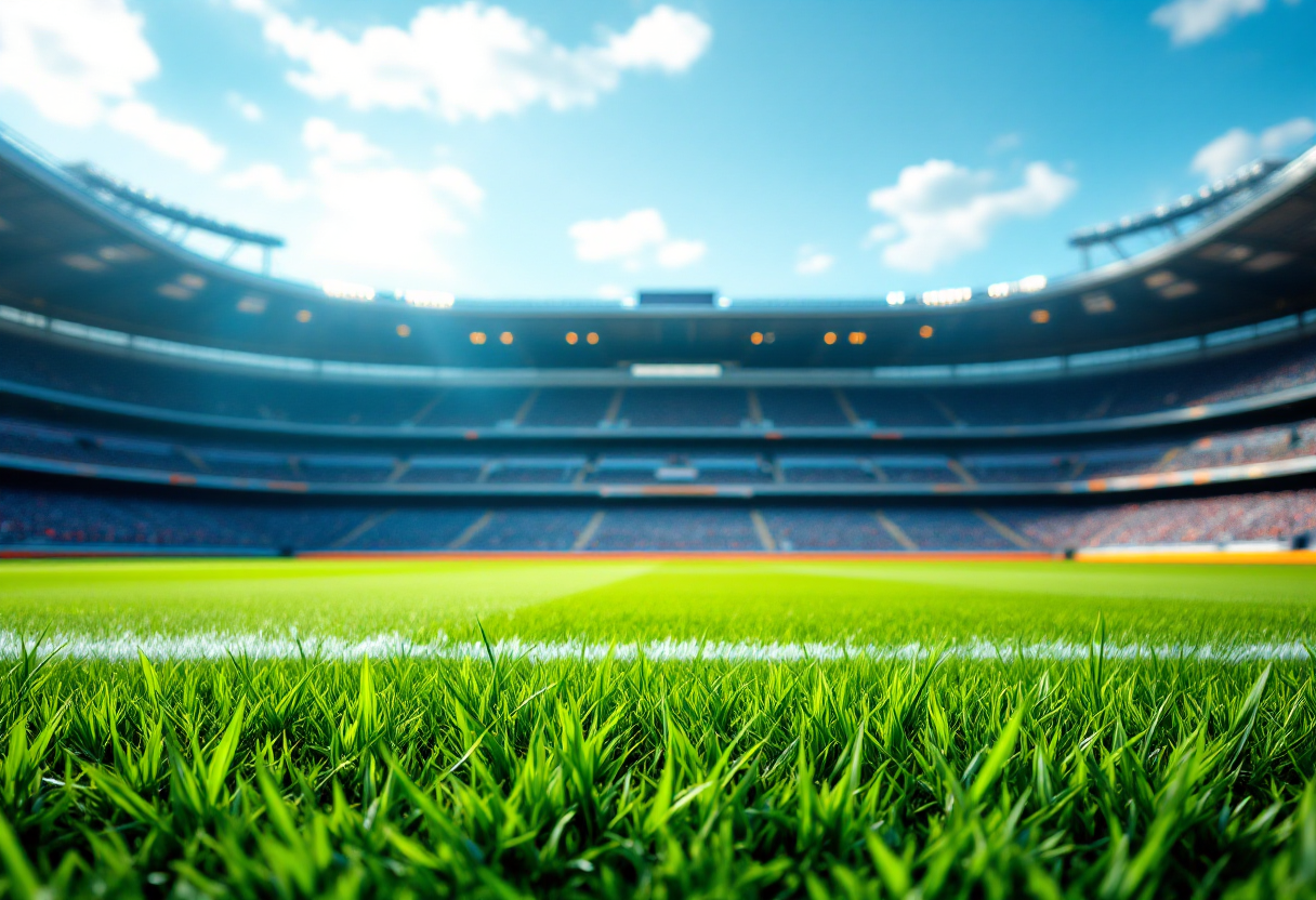 Fiorentina e Inter in azione allo stadio Franchi