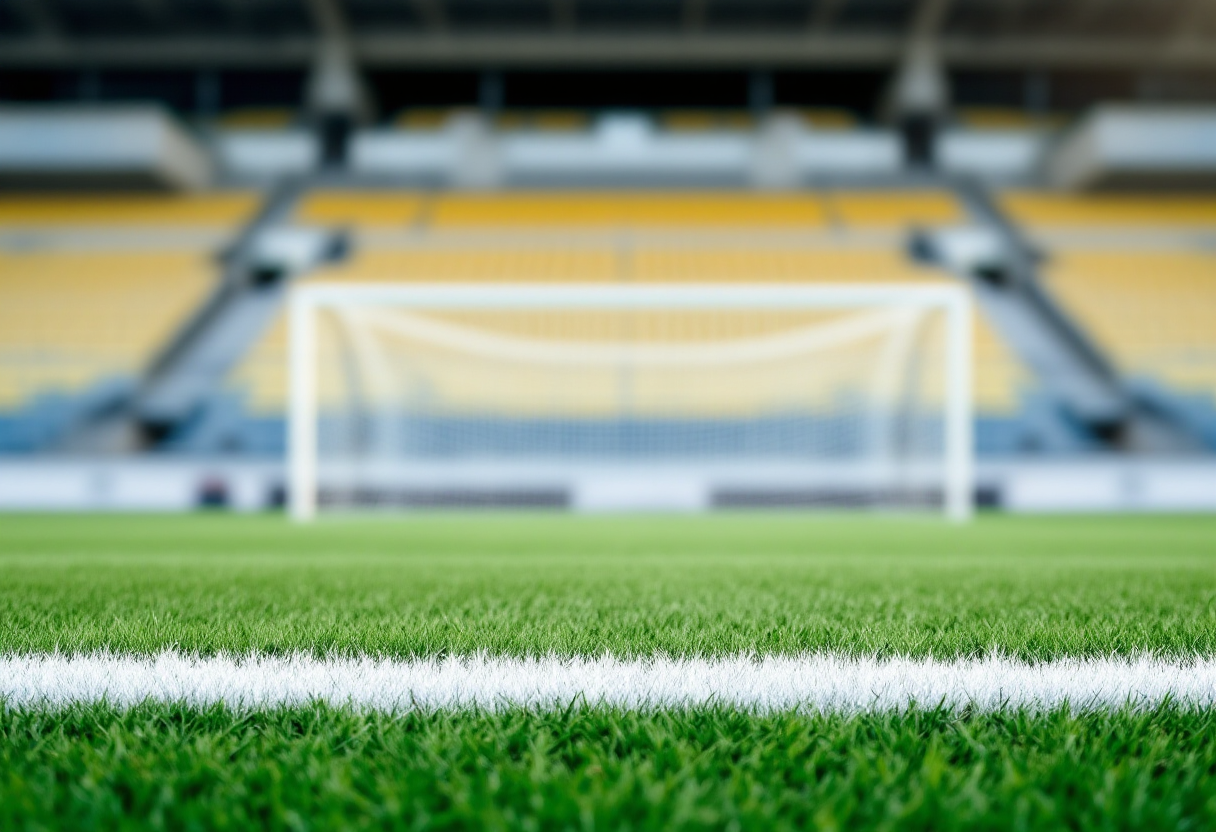 Fiorentina e Inter in campo durante una partita di Serie A