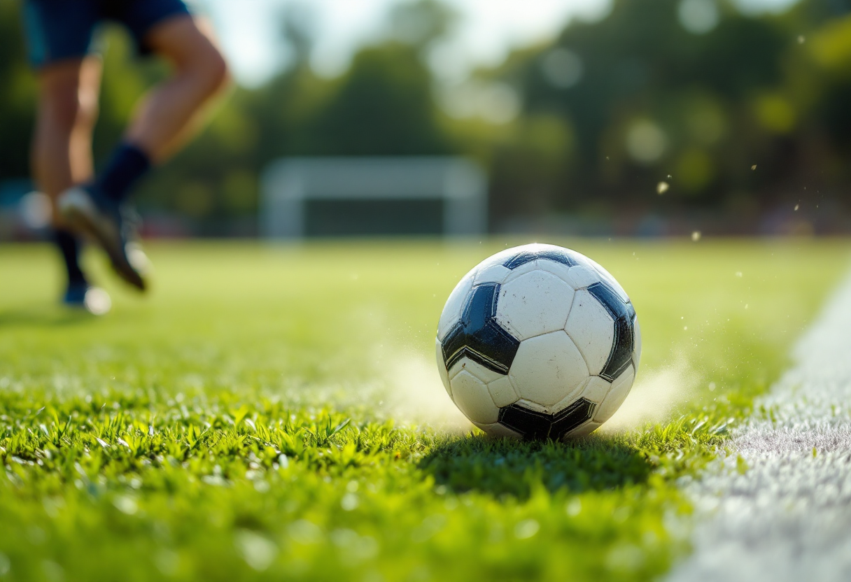 Juventus e Como in campo durante la 24.a giornata di campionato