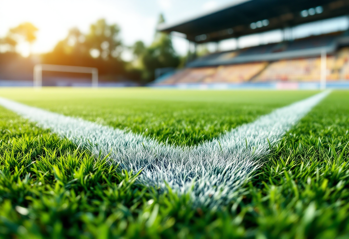 Mario Gila, difensore della Lazio in azione sul campo