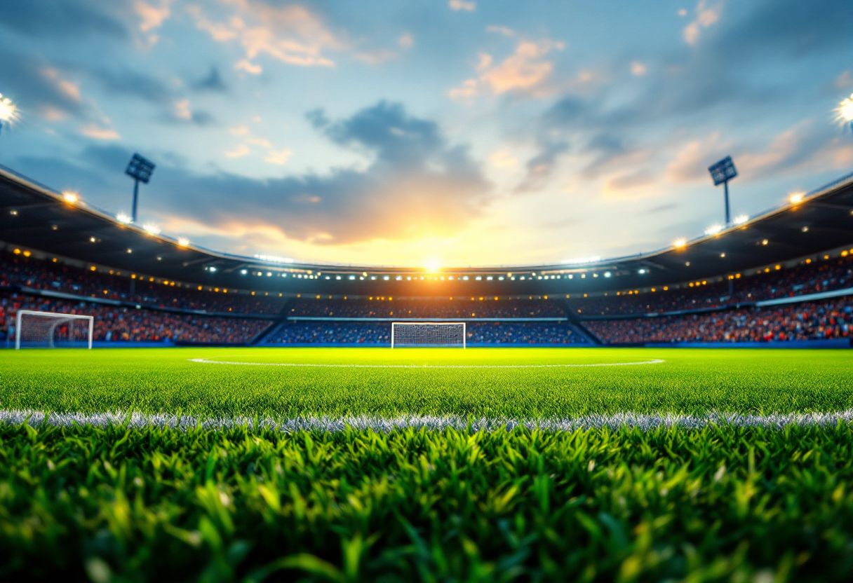 Giocatori di calcio in trattativa durante il mercato di gennaio