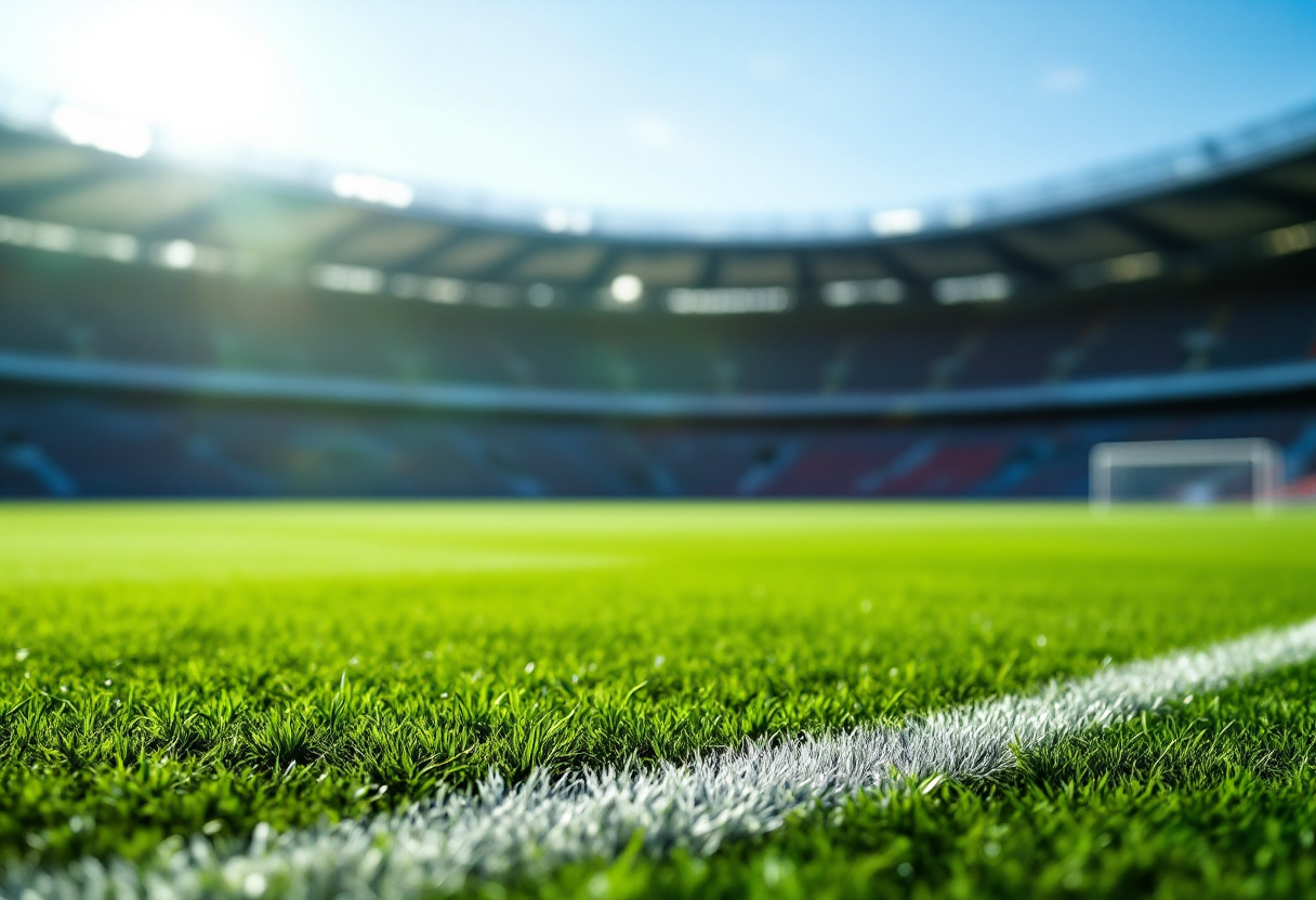 Giocatrici della Nazionale femminile di calcio in allenamento