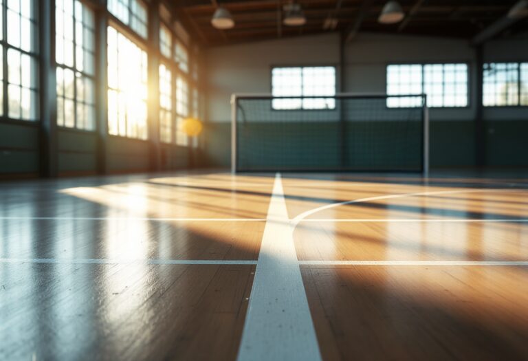 Giocatrici della Nazionale femminile di futsal in azione