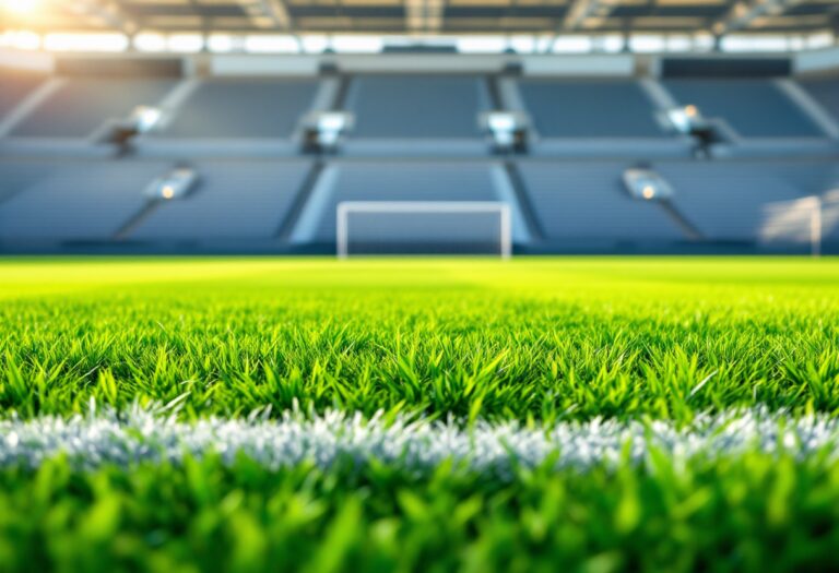 Giocatori di calcio in allenamento per il futuro delle squadre