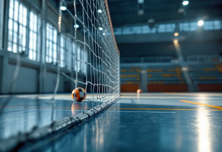 Giocatori di Futsal della Roma nel 1927 in azione